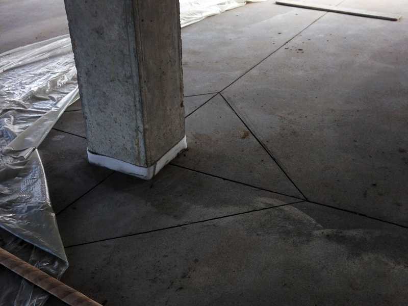 Температурно-усадочные швы в бетоне