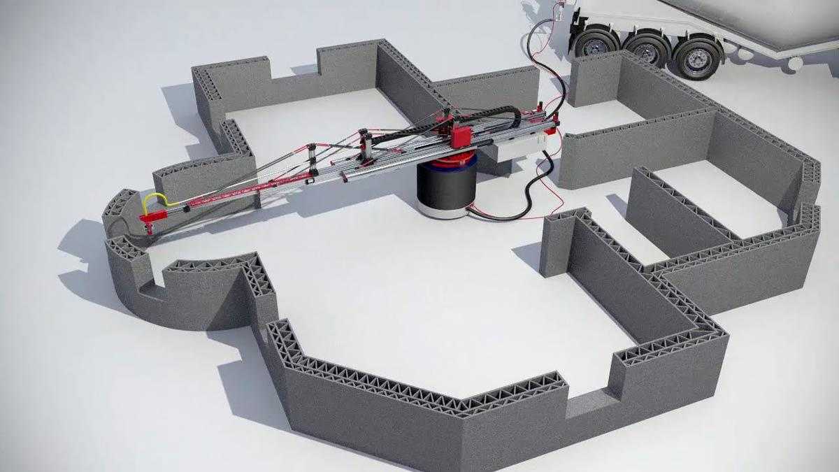 строительный 3D принтер